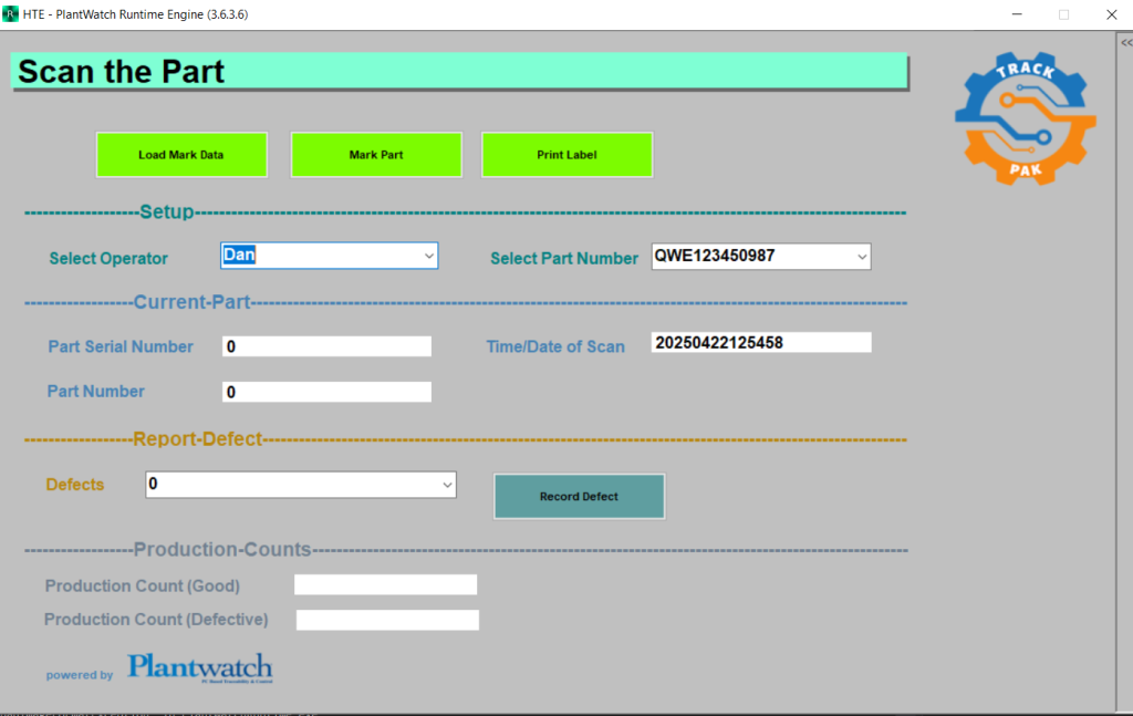 Track-Pac Traceability Solution